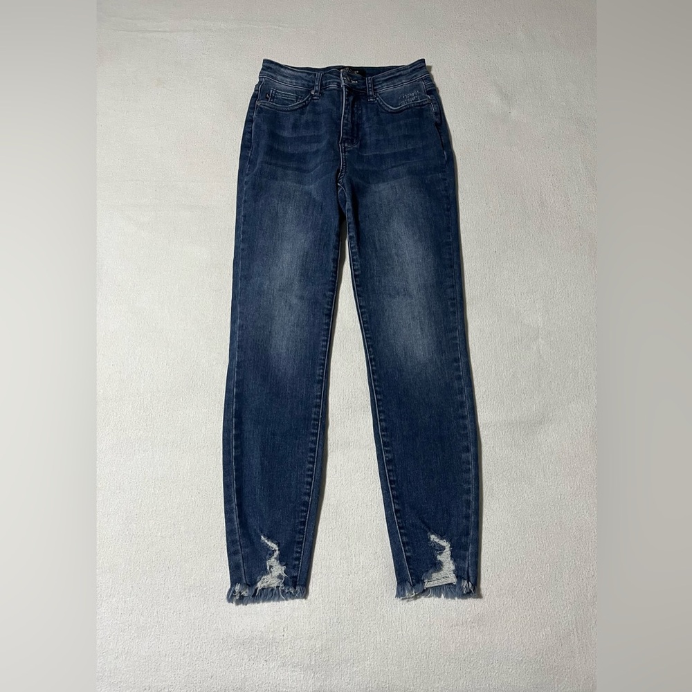 Judy Blue 1/25 (25x26) Skinny Fit Stretch Blue High Rise Denim Jeans